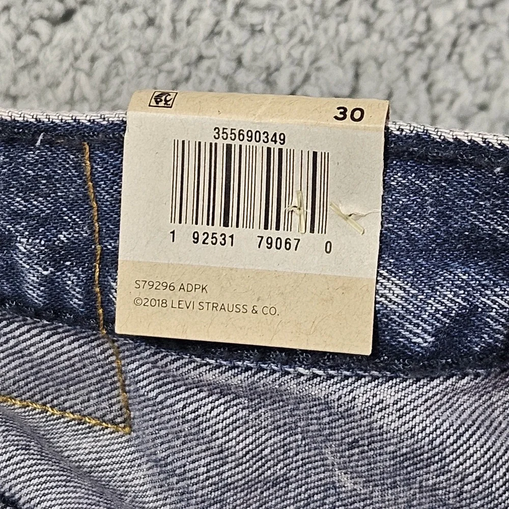 Levi's 569 Loose Straight Shorts Men's 30 Acid Wash Denim 100% Cotton NWT